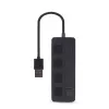 Koncentrator interfejsu USB 2.0 Gembird UHB-U2P4-05 z 4 portami USB