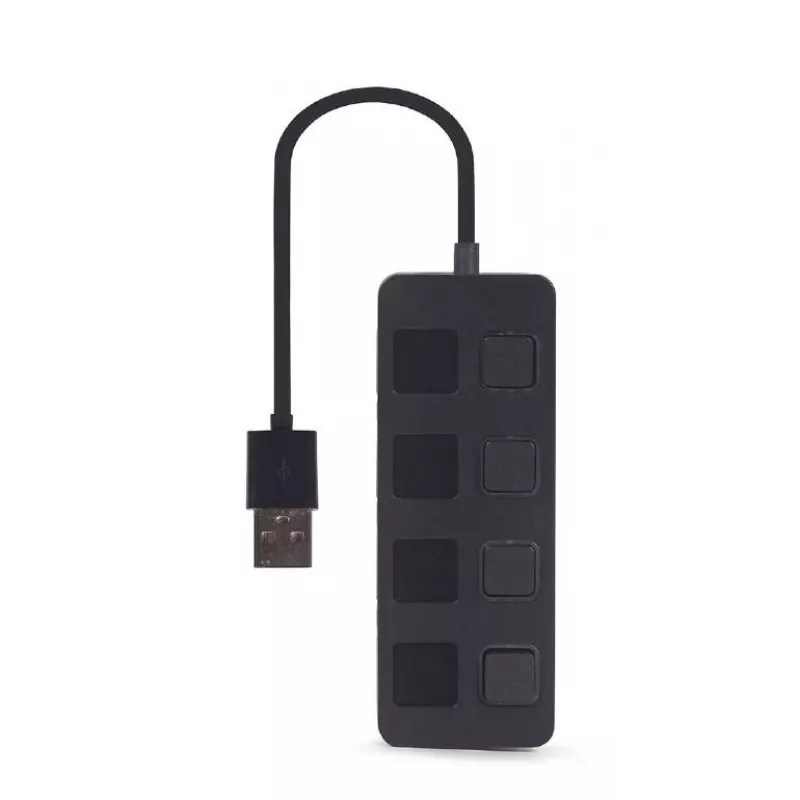 Koncentrator interfejsu USB 2.0 Gembird UHB-U2P4-05 z 4 portami USB