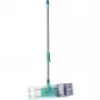 Mop Leifheit 55049 z mikrofibry do laminatu, płytek i drewna, szary/turkusowy