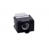 Keystone jack A-LAN MKB-U6-1 — RJ45 U/UTP Cat6, 22/26 AWG, obudowa ABS czarno-biała
