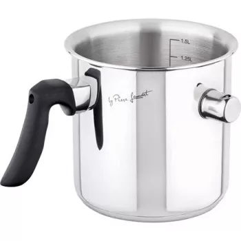 Mlecznik LAMART LT1068, stal nierdzewna o podwójnych ściankach, dno warstwowe, 1,5 L, gwizdek, skala objętości