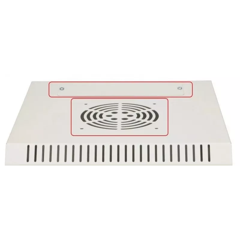 Szafa wisząca Extralink Rackmount 6U 10 cali Szara Zamek na klucz Zarządzanie kablami