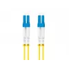 Kabel światłowodowy LANBERG FO-LULU-SD11-0010-YE, 3 m, G.657.A1, LC–LC, żółty