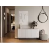 Komoda cama meble VERA 150x40x80 cm, biały mat, płyta wiórowa, rama 16 mm