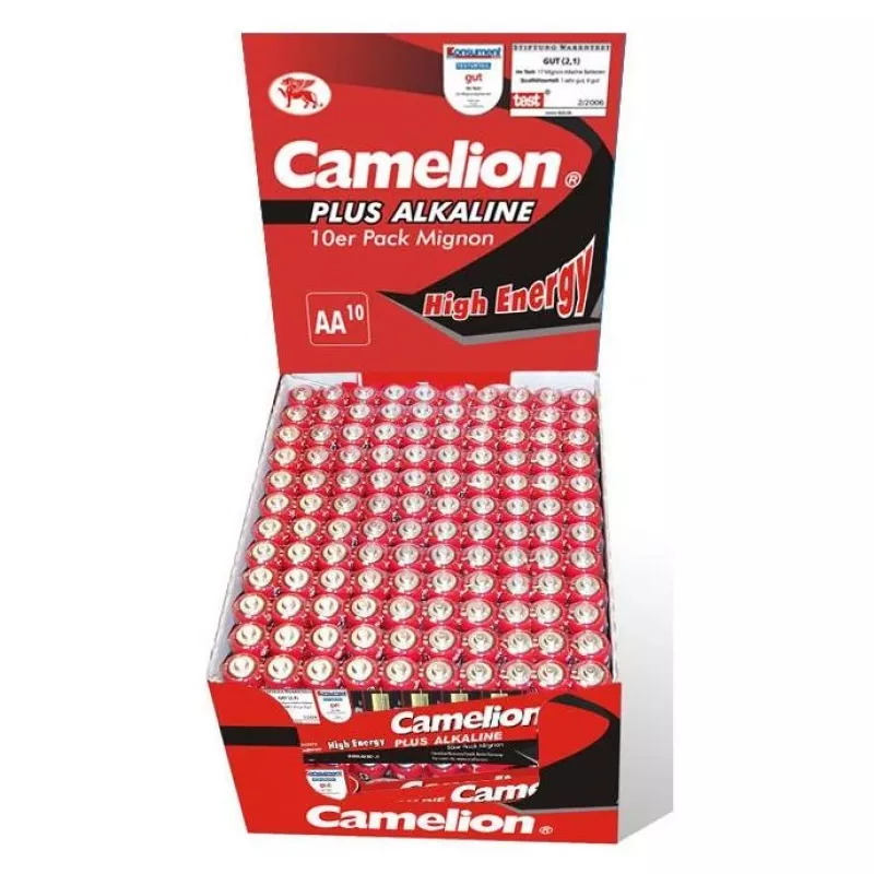 Bateria jednorazowa CAMELION LR6-SP10 AA alkaliczna 1,5 V, 10 szt., 49,8 mm x 1,41 cm, 24 g każda