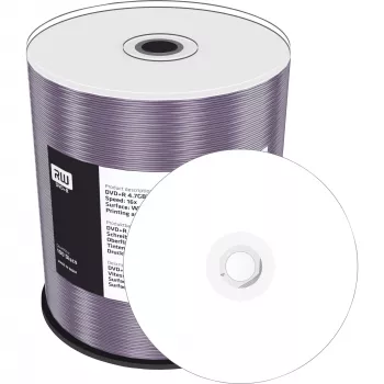 MediaRange Inkjet Fullsurface-Printable - 100 x DVD+R 16x - nośnik danych (MR414)
