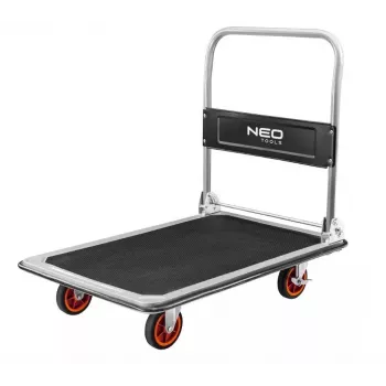 Wózek transportowy NEO tools 84-403, ładowność 300 kg, wózek platformowy do przemieszczania towarów