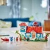 LEGO Disney 43268 Domek na plaży — modułowa konstrukcja domu, 834 elementy, 5 minifigurek, wiek 9+