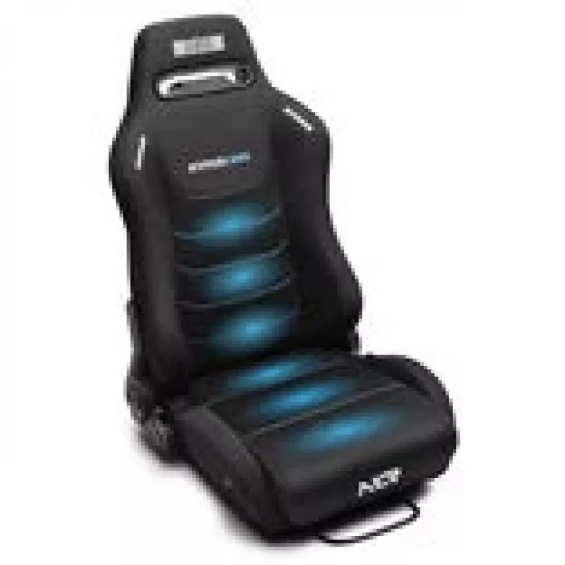 Fotel wyścigowy Next Level Racing ERS3 HYPERCOOL wentylowany czarny — fotel do symulatora wyścigów