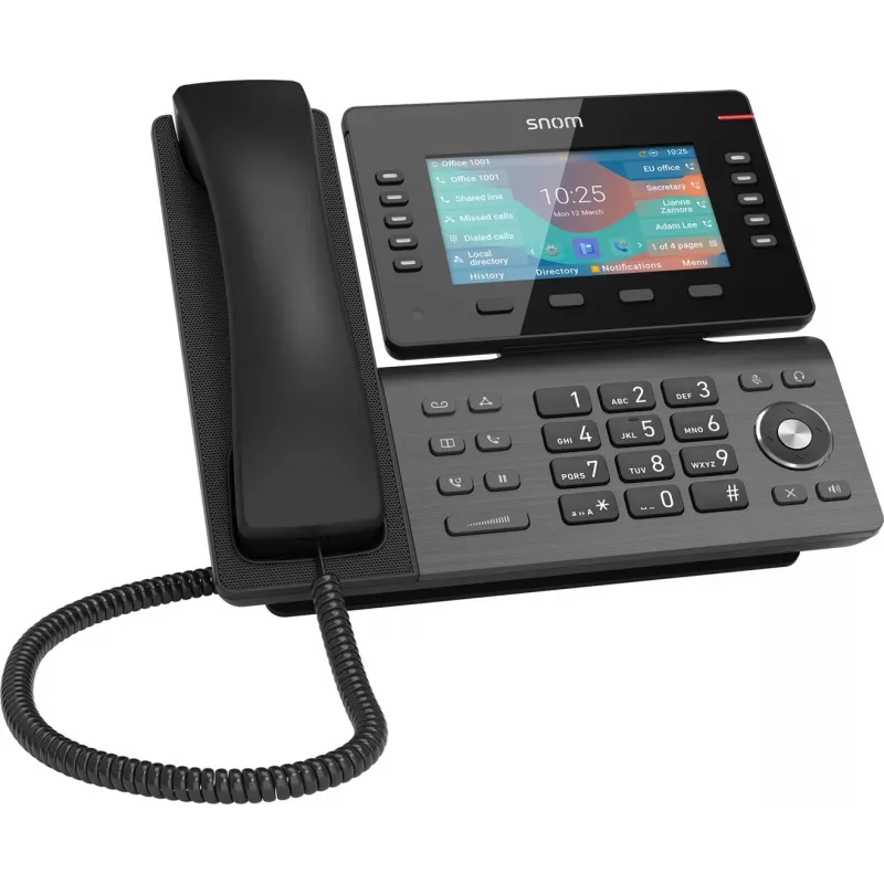Telefon IP Snom D865 Szary TFT Wi-Fi Wyświetlacz 12,7 cm