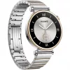 Huawei WATCH GT 4. Przekątna wyświetlacza: 3,35 cm (1.32), technologia ekranu: AMOLED, rozdzielczość wyświetlacza: 466 x 466 pikseli. Pamięć flash: 32 GB. WLAN. GPS. Bateria/pojemność baterii