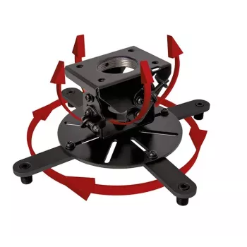 Uchwyt sufitowy do projektora B-TECH BT899-XL — uchwyt sufitowy, udźwig 25 kg, czarny