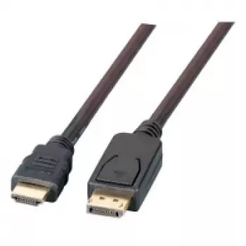 Kabel DisplayPort/HDMI EFB-Elektronik Full HD, A-A St-St, 3 m, czarny Producent: EFB Elektronik (K5561SW.3V2)