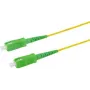 Logilink Professional - Kabel krosowy - SC/APC Einzelmodus (M) do SC/APC Einzelmodus (M) - 10 m - 2 mm - światłowodowy - Simplex - 9/125 mikrometra - G.657.A2/OS2 - bezhalogenowy - żółty