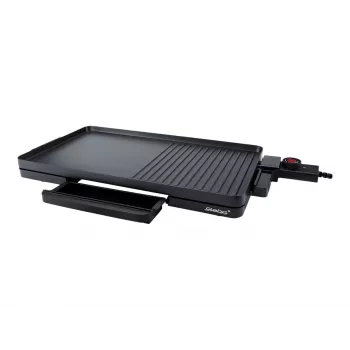 Grill elektryczny stołowy Steba VG 30 cienki z regulacją temperatury, czarny