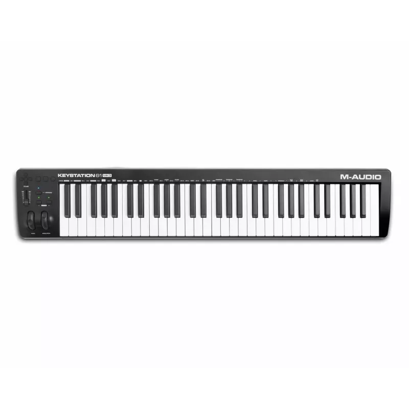 M-AUDIO Keystation 61 MK3 klawiatura MIDI 61 klawiszy USB Czarna, Biała