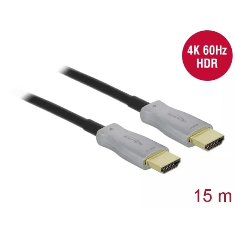 Aktywny kabel optyczny HDMI DeLOCK 85012 4K 60 Hz 15 m
