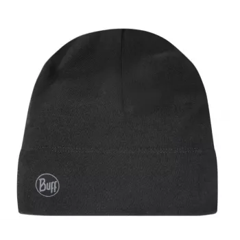 Czapka beanie Buff Merino Midweight — Solid Czarny, jeden rozmiar, wełna merino, jesień/zima, sport