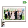 Arzopa D156 (brązowy) 15,6-calowa cyfrowa ramka do zdjęć