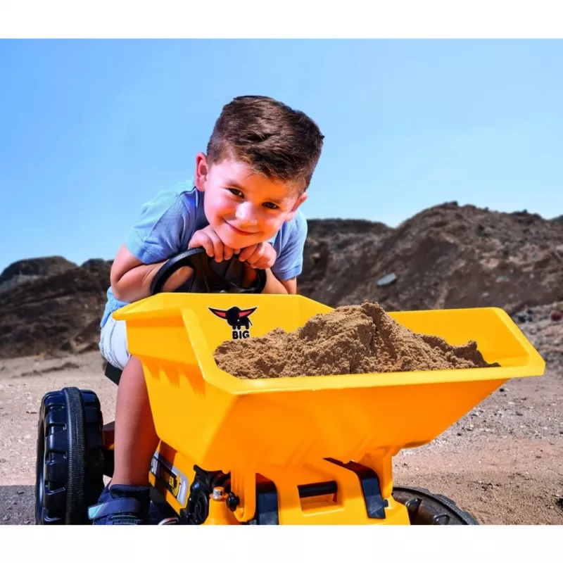 Zabawka wywrotka Simba-Dickie BIG Jim-Dumper, plastikowa, dla wieku 3–5 lat, czarno-żółta
