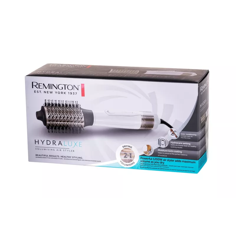 Remington HYDRAluxe AS8901 szczotka na gorące powietrze, 1200 W, czarna/różowe złoto/biała