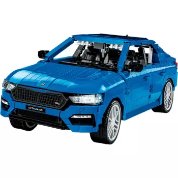 Klocki konstrukcyjne Cobi Skoda Octavia RS Model (2405 elementów), Wiek 10+, Czarny/Niebieski