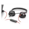 Zestaw słuchawkowy POLY Czarnywire C5220 Biurowy Call Center z przewodem USB-C