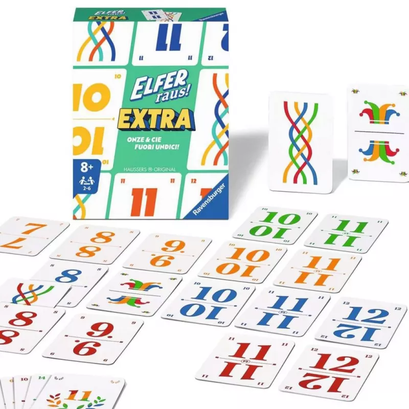 Elfer raus Extra, Gra karciana