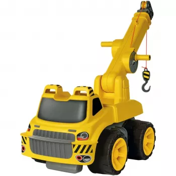 Duży żuraw BIG Power Worker Maxi Crane żółty 3 do 7 lat