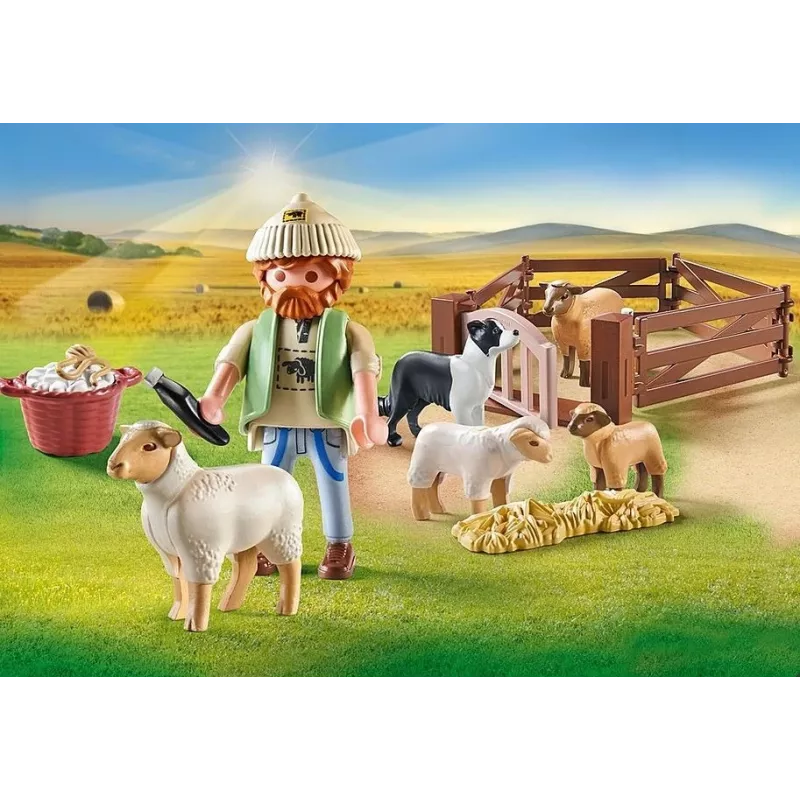 Symulacyjna gra pasterska z owcami Playmobil
