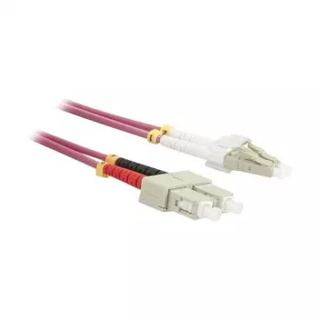 LWL-2-Fiber-Patchk. 0.5mtr.LC-SC - 50/125um - OM4 - AD=3mm - Synergy 21