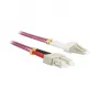 LWL-2-Fiber-Patchk. 0.5mtr.LC-SC - 50/125um - OM4 - AD=3mm - Synergy 21
