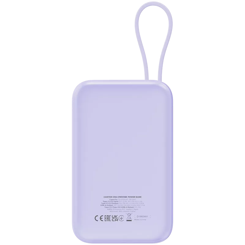 Przenośny powerbank CANYON OnPower 101 10000 mAh