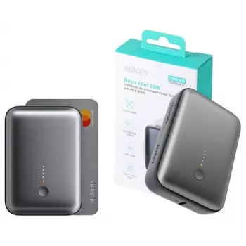 AUKEY 157000 power bank 10000 mAh Szary