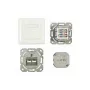 Synergy 21 S216357 - 2 x RJ-45 - 6a - Biały - 50 mm - 50 mm - 5,6 cm