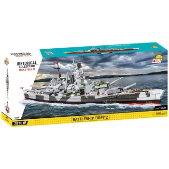 Model okrętu wojennego COBI COBI-4839 Zestaw do składania 1:300 Długość 870 mm Wysokość 215 mm