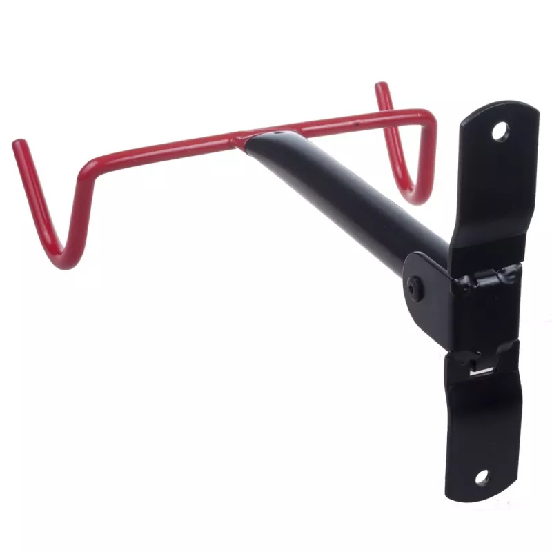 Wall-mounted bicycle rack MACLEAN MC-430, horizontal mount, holds up to 30 kg, Czarny