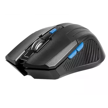 Tracer Fairy - mysz optyczna - 6 przycisków - bezprzewodowa - 2.4 GHz - odbiornik bezprzewodowy USB - czarna