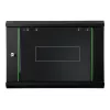 DIGITUS Dynamic Basic DN-19 16-U-EC-SW - Szafa - szafa sieciowa - odpowiednia do montażu na ścianie - Czarny, RAL 9005 - 12U - 48.3 cm (19)