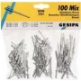 Zestaw nitów zrywalnych GESIPA 100 szt. model 1433667 (różne rozmiary, aluminium/stal)