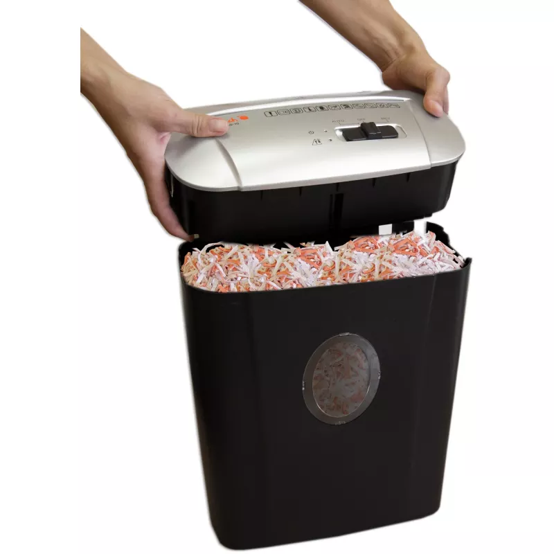 Niszczarka Peach PS500-10, niszczenie krzyżowe, 72 dB, 22 cm, czarna