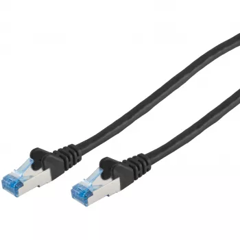 Kabel sieciowy S/CONN 75717-S Czarny 7,5 m Kat.6a S/FTP