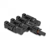 Solar panel connector DeLOCK DL4 1 x female to 4 x male Czarny