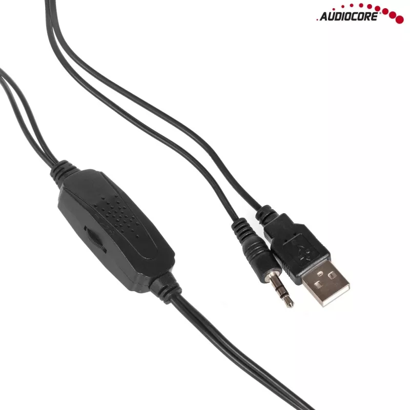 Głośnik Audiocore AC865 2-drożny przewodowy, 2.0 kanałów, 3 W, czarny