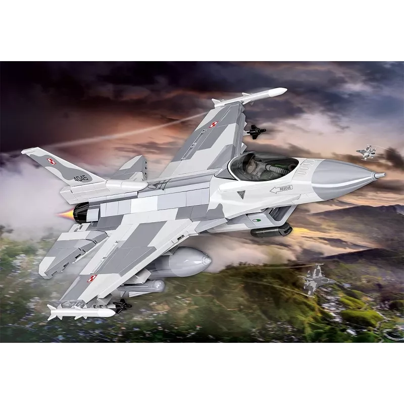 Zestaw konstrukcyjny Cobi F-16C Fighting Falcon — 463 elementy, model do sklejania w skali