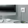DIGITUS DA-70618 - wyjście USB - USB, USB Type C - 2 porty USB, 1 gniazdo USB-C - 3,1 A - RAL 9003, biel sygnałowa