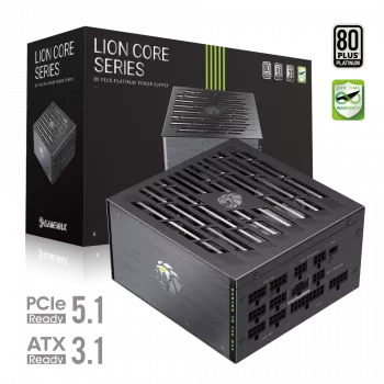 Zasilacz Gamemax, 80 PLUS, Platinum | LION CORE 1200P | 1200 W