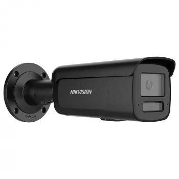 Kamera IP Hikvision Pro Series ColorVu 8 MP stałoogniskowa typu bullet, przetwornik CMOS 1/1.8 cala, 2.8 mm, 108.8°×56.4°, 30 kl./s, przewodowa, montaż na ścianie/słupie, czarny