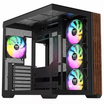 Obudowa midi tower THERMALTAKE Midi Thermaltake S380 TG ARGB Czarny z hartowanym szkłem i podświetleniem ARGB