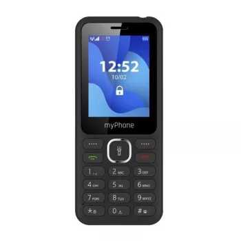 Telefon komórkowy MYPHONE myPhone 6320, wyświetlacz 2,4 cala, Dual SIM, 1000 mAh, Bluetooth, radio FM, czarny